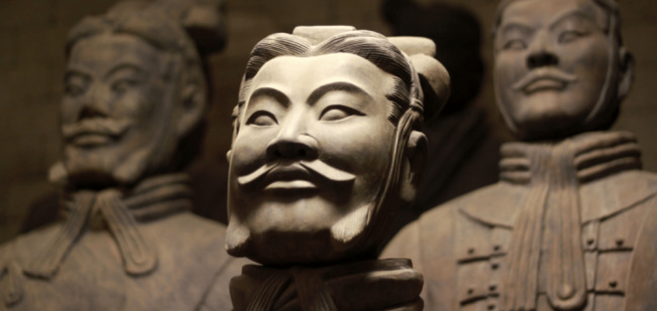 Terracotta Army is fired with clay